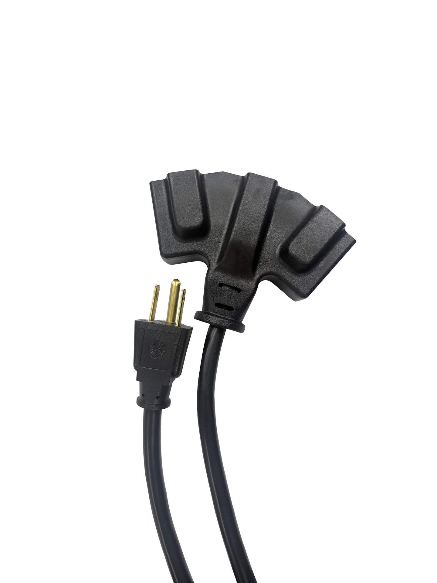 20' 16 Gauge 3-Tap Outdoor Extension Cord, Black U3T6 - product image 1