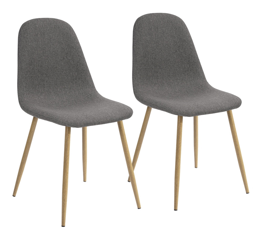 39F Charlton Fabric Dining Chair, Grey I5S5 - product image 1