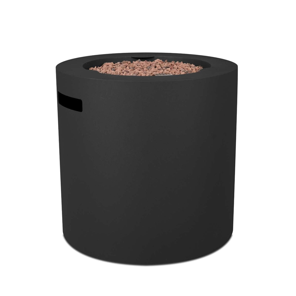 Steel Propane Fire Pit Hidden Tank in Black, 24-in P1H5 - product image 1