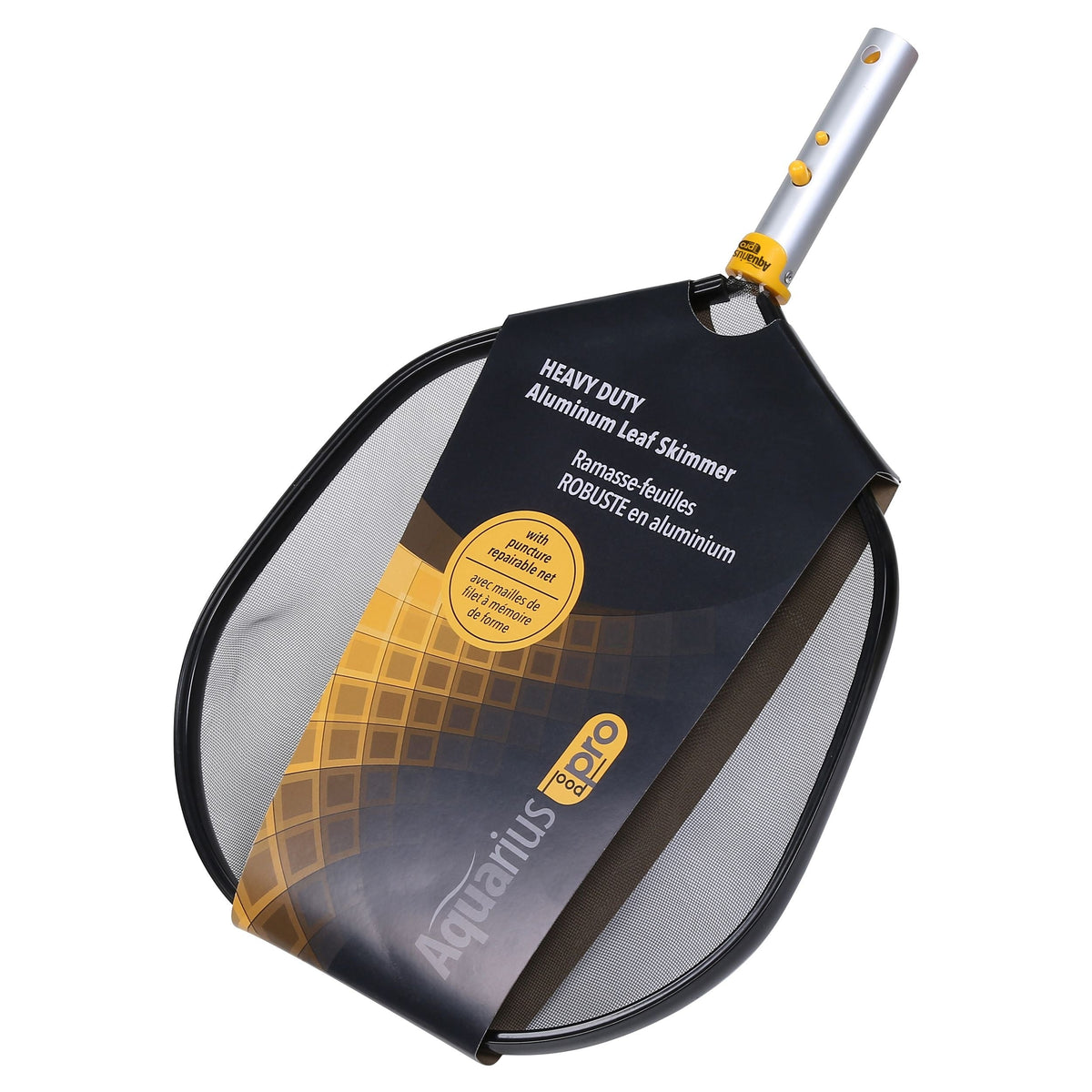 Deluxe Aluminum Swimming Pool Leaf Skimmer with Aluminum Handle Z4W6 - product image 1