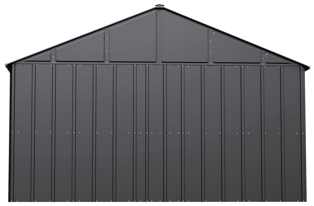 Classic 12x17-ft Charcoal Corrosion-Resistant Metal Shed D1M7 - product image 5