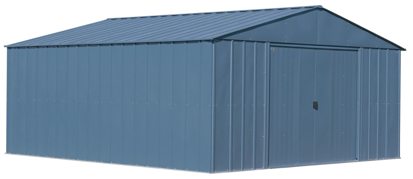 Classic 14x14-ft Blue Grey Corrosion-Resistant Steel Shed N2D8 - product image 3