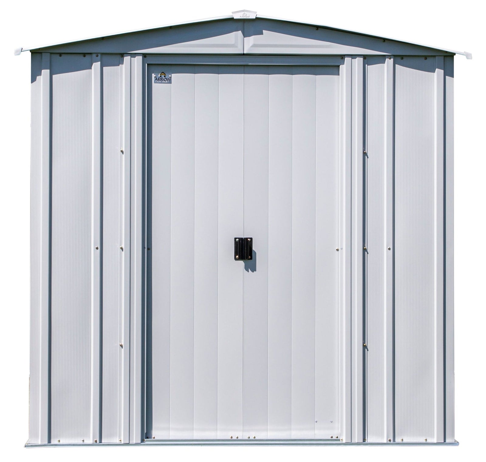 Classic Galvanized Steel Storage Shed, Flute Grey, 6-ft x 7-ft L2C2 - product image 4