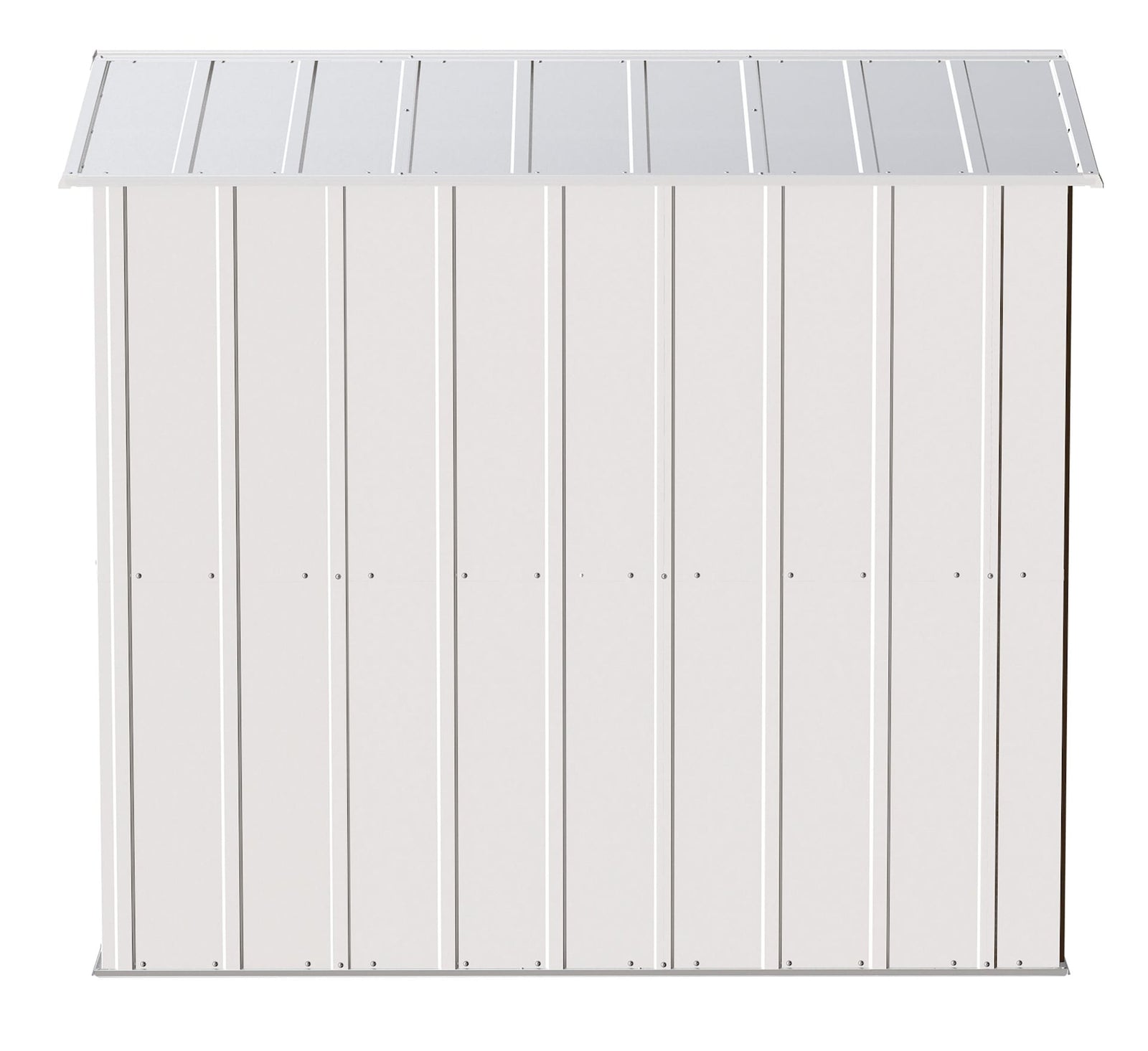 Classic Galvanized Steel Storage Shed, Flute Grey, 6-ft x 7-ft L2C2 - product image 6