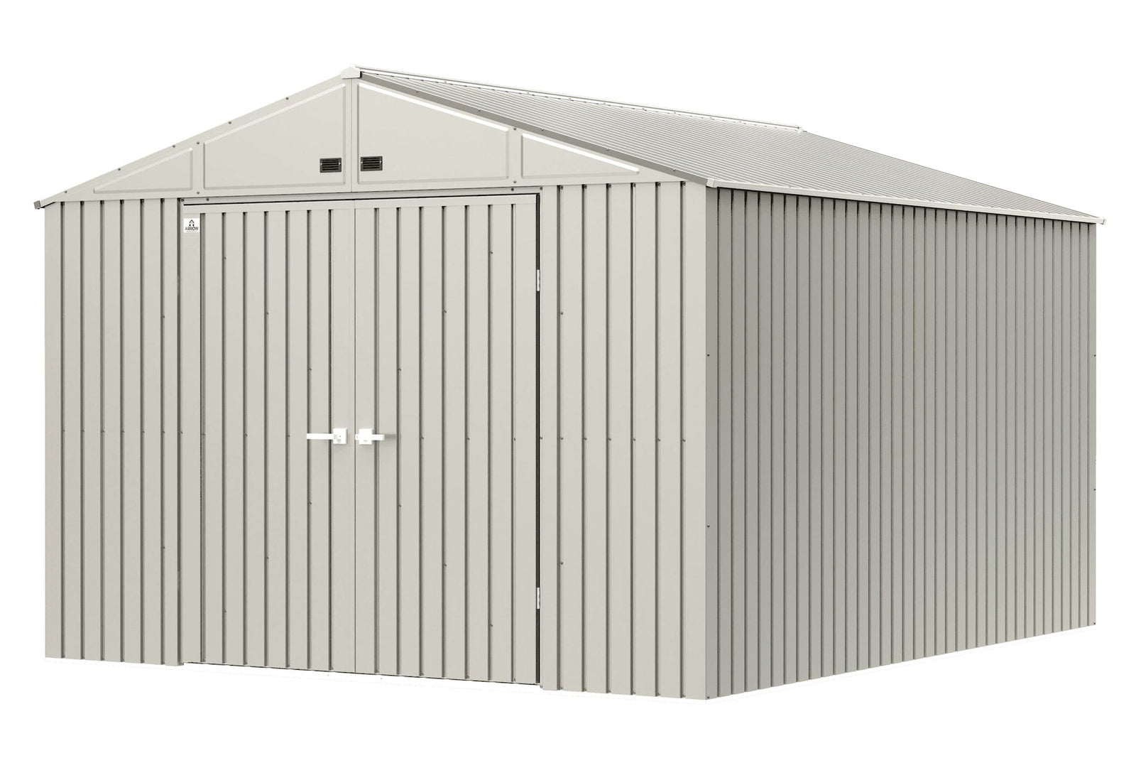 Elite 10x12-ft Cool Grey Corrosion-Resistant Steel Storage Shed V9O8 - product image 2