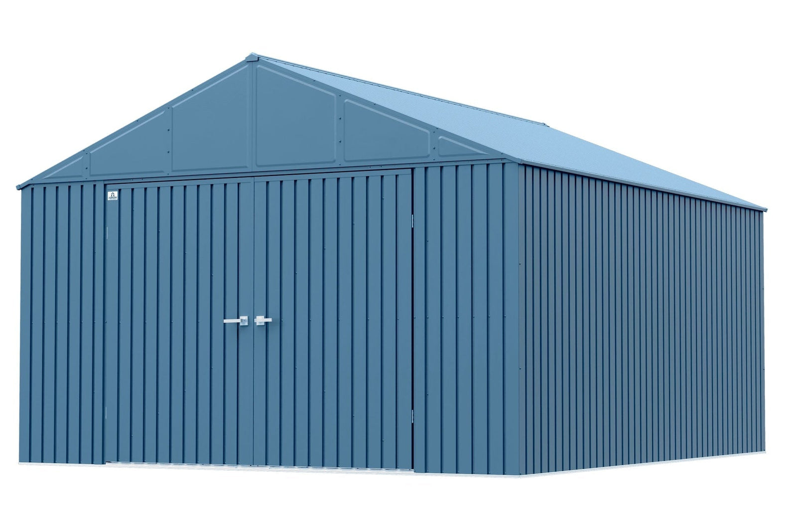 Elite 12x14-ft Blue Grey Corrosion-Resistant Steel Shed R2D7 - product image 1