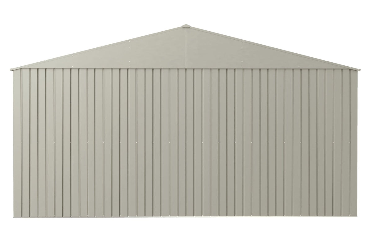 Elite 14x14-ft Cool Grey Corrosion-Resistant Steel Storage Shed P0E6 - product image 4