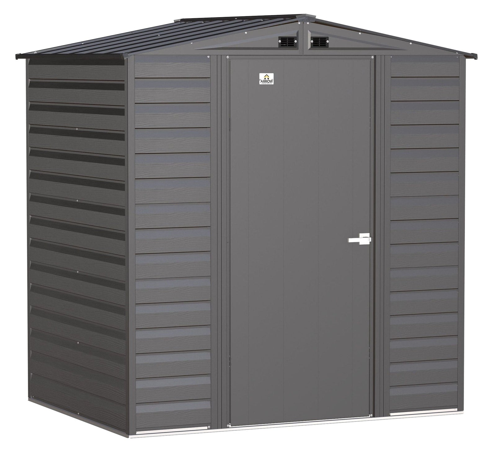 Select Galvanized Steel Storage Shed, Charcoal, 6-ft x 5-ft M2B3 - product image 1