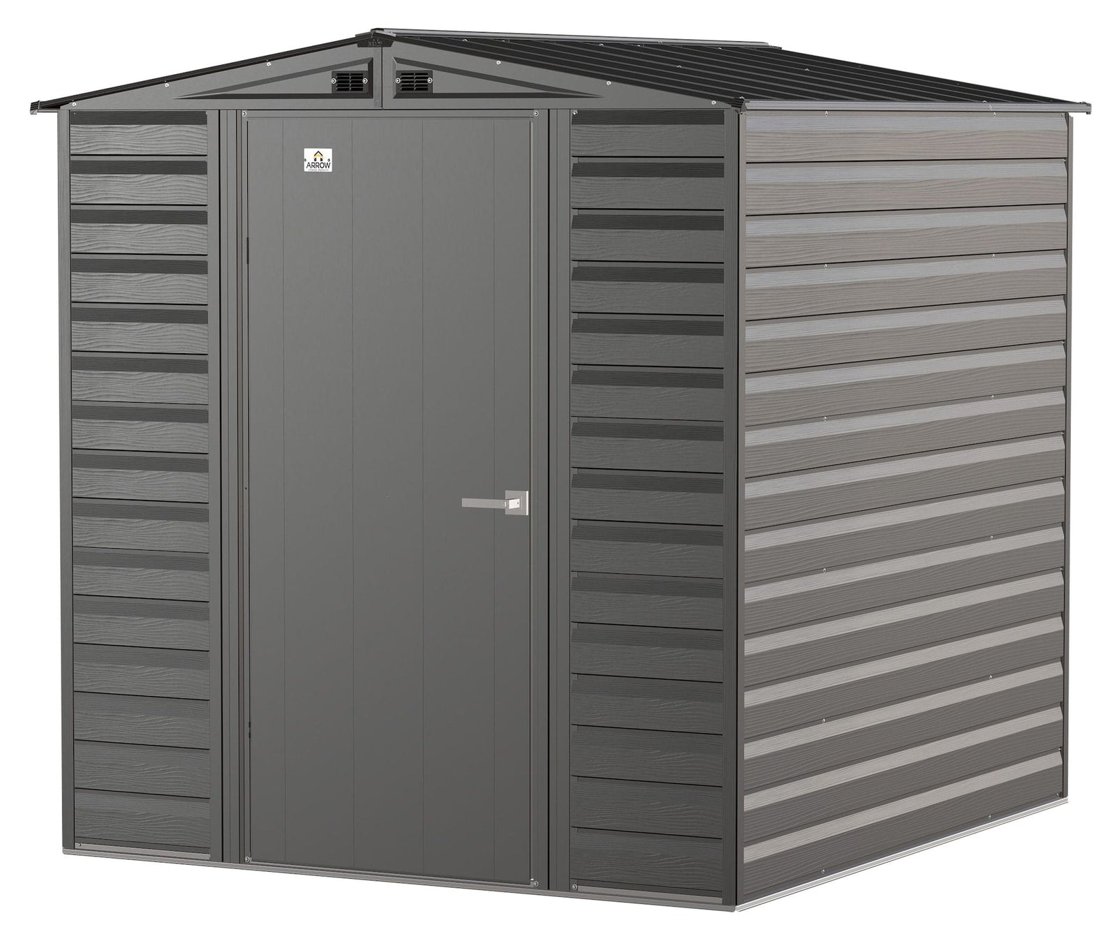 Select Galvanized Steel Storage Shed, Charcoal, 6-ft x 7-ft E8V6 - product image 2