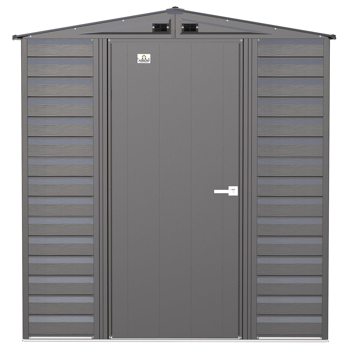 Select Galvanized Steel Storage Shed, Charcoal, 6-ft x 7-ft E8V6 - product image 3