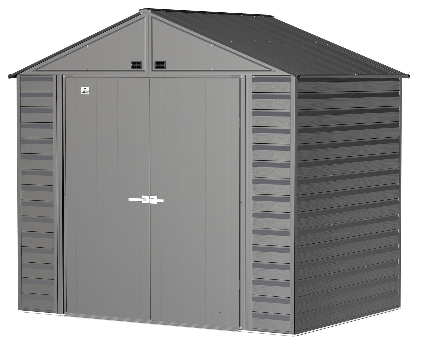 Select Galvanized Steel Storage Shed, Charcoal, 8-ft x 6-ft W7H9 - product image 2