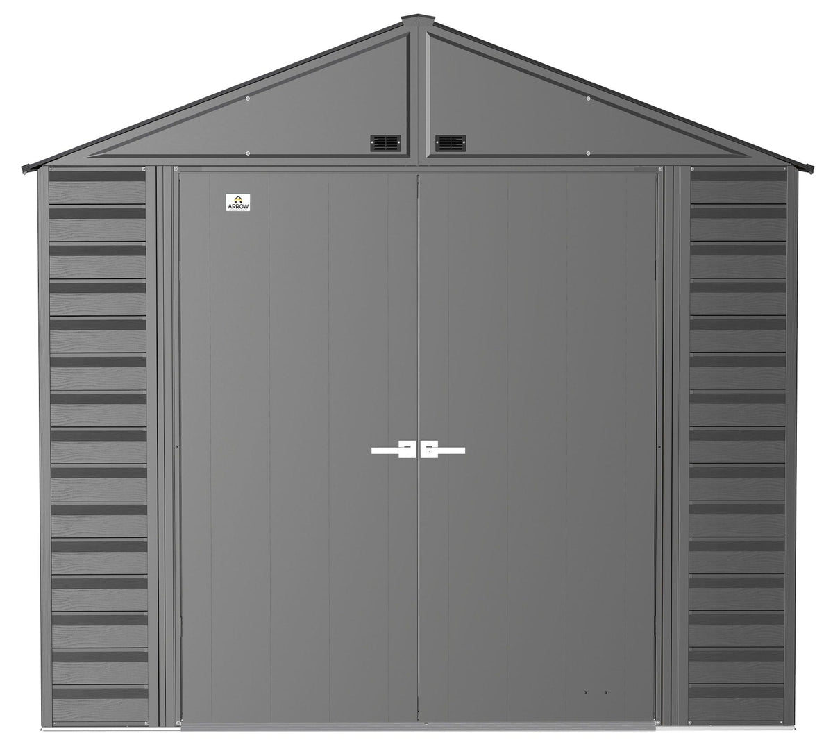 Select Galvanized Steel Storage Shed, Charcoal, 8-ft x 6-ft W7H9 - product image 4