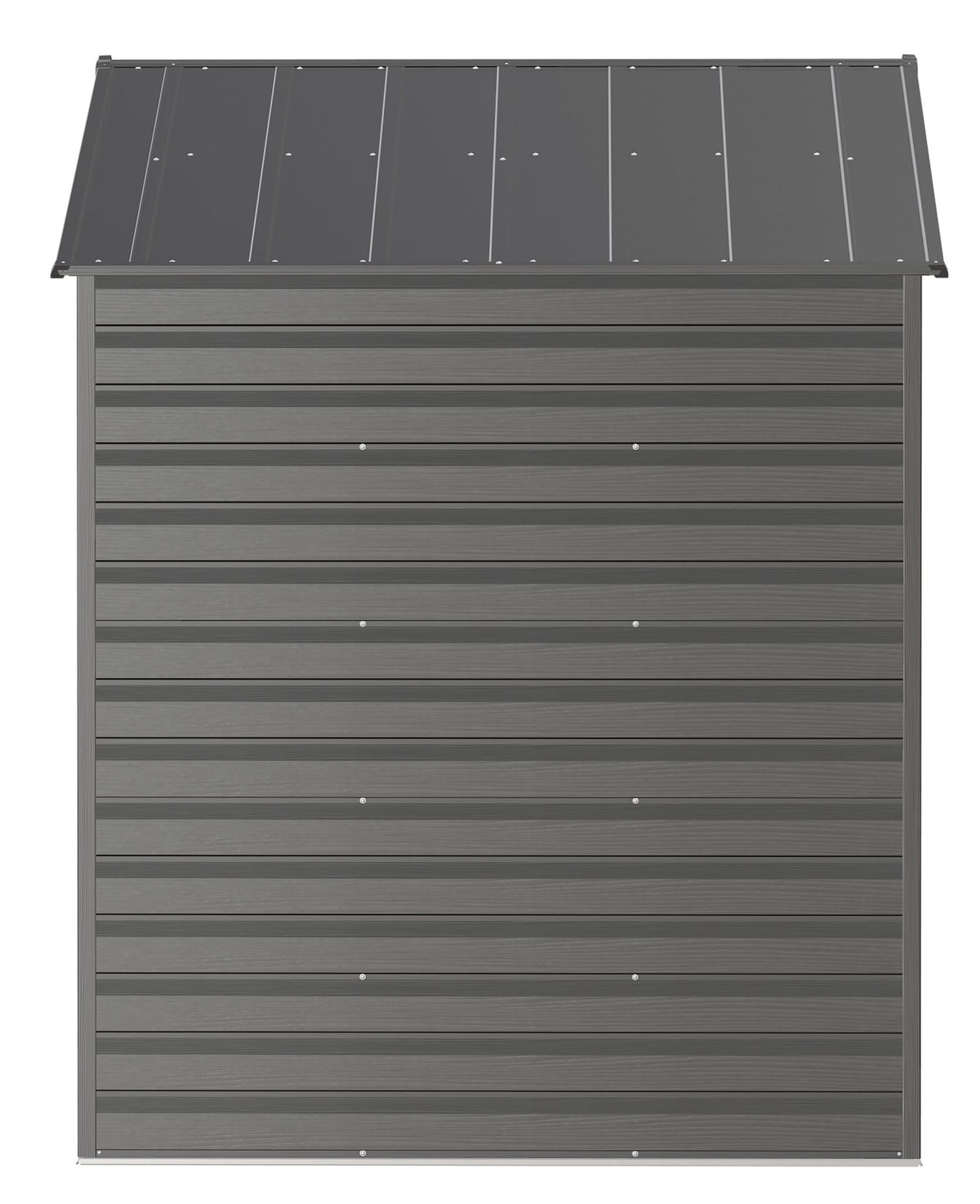Select Galvanized Steel Storage Shed, Charcoal, 8-ft x 6-ft W7H9 - product image 6