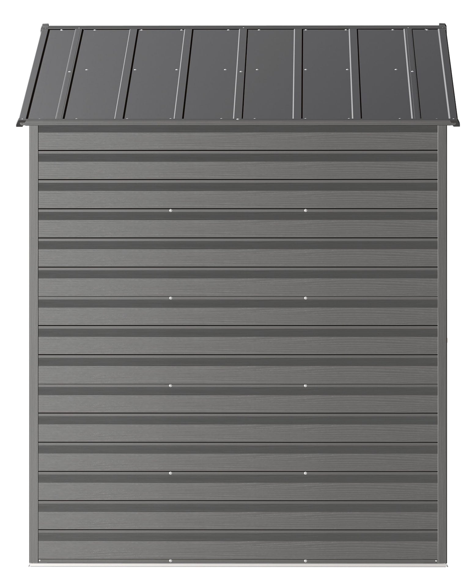 Select Galvanized Steel Storage Shed, Charcoal, 8-ft x 6-ft W7H9 - product image 7