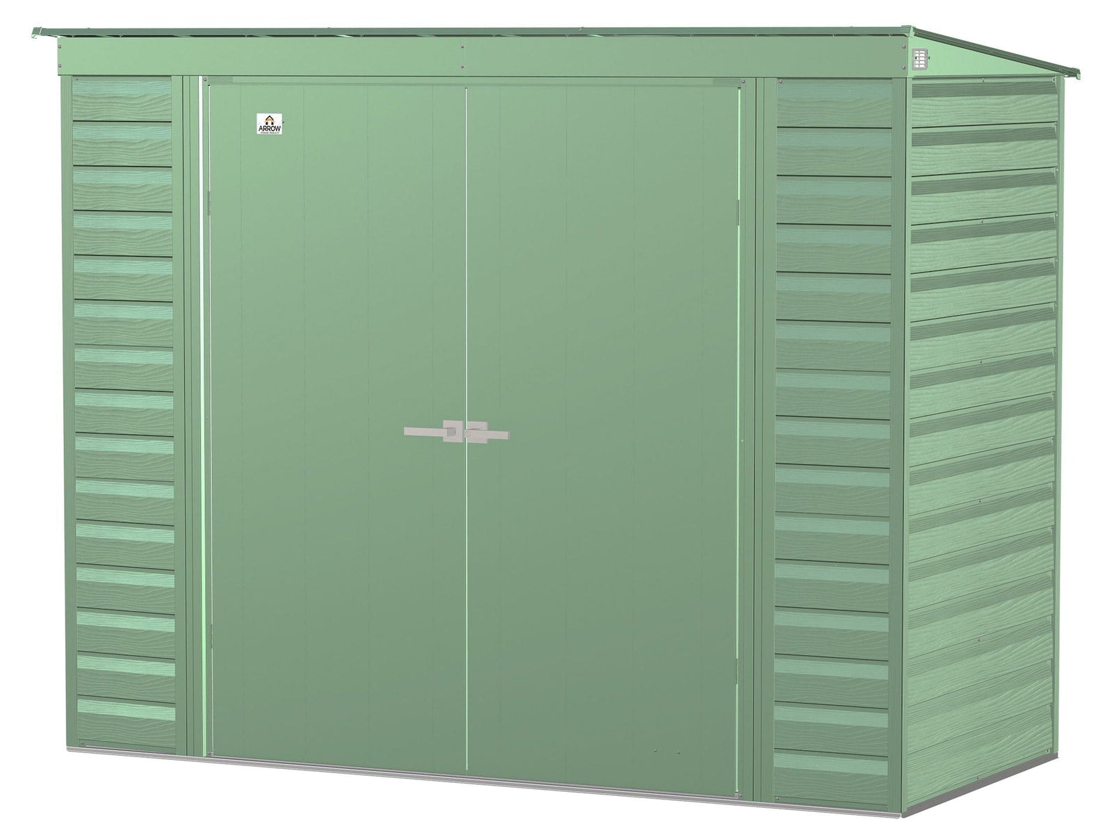 Select Galvanized Steel Storage Shed, Sage Green, 8-ft x 4-ft W6Q6 - product image 2