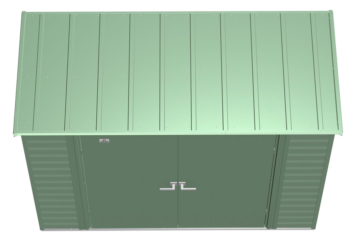Select Galvanized Steel Storage Shed, Sage Green, 8-ft x 4-ft J8L0 - product image 5