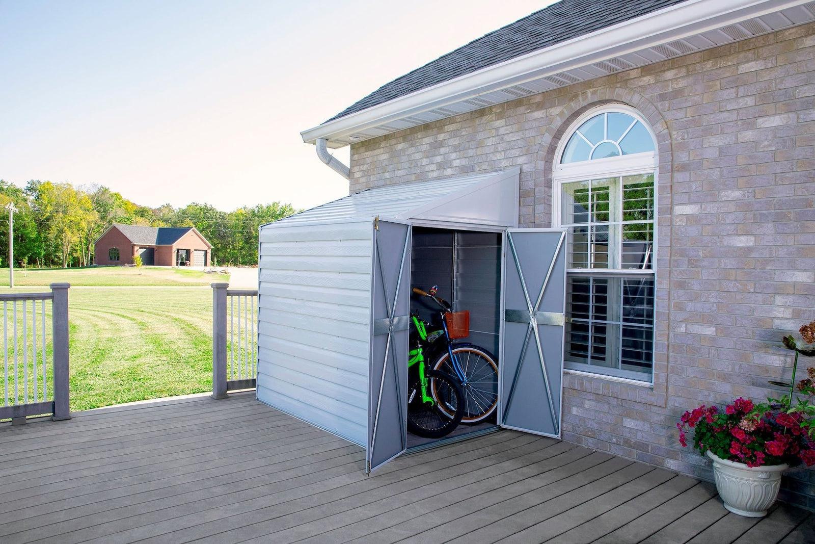 Yardsaver Electro Galvanized Steel Storage Shed, 4-ft x 7-ft K1H1 - product image 7