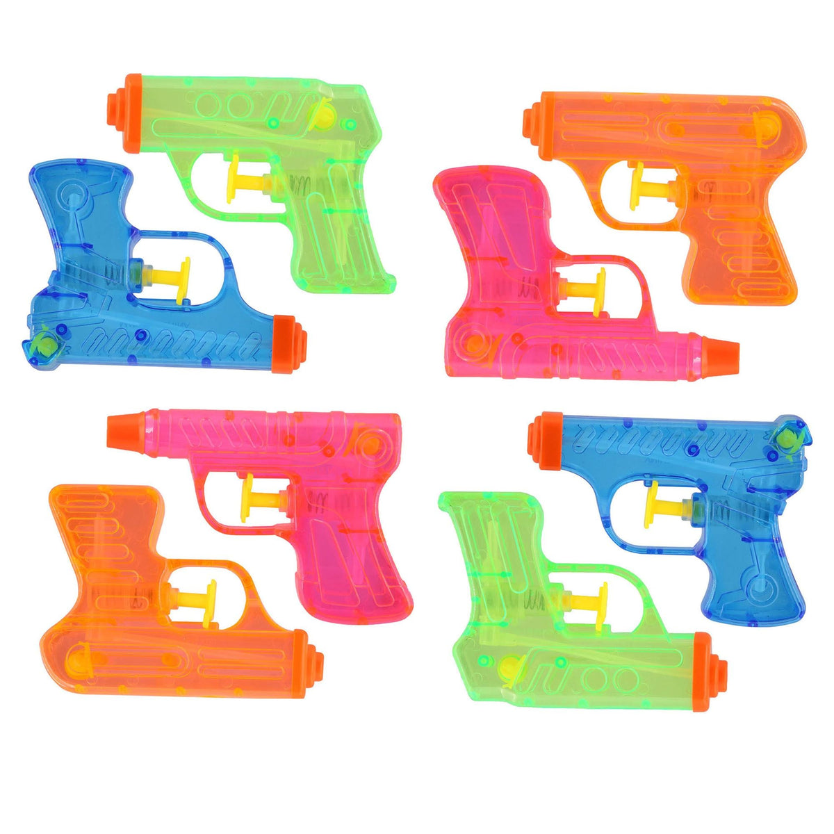 Mini Soaker Water Blasters, Kids' Outdoor Summer Water Toy, Age 3+, 8-Pk P1O4 - product image 1