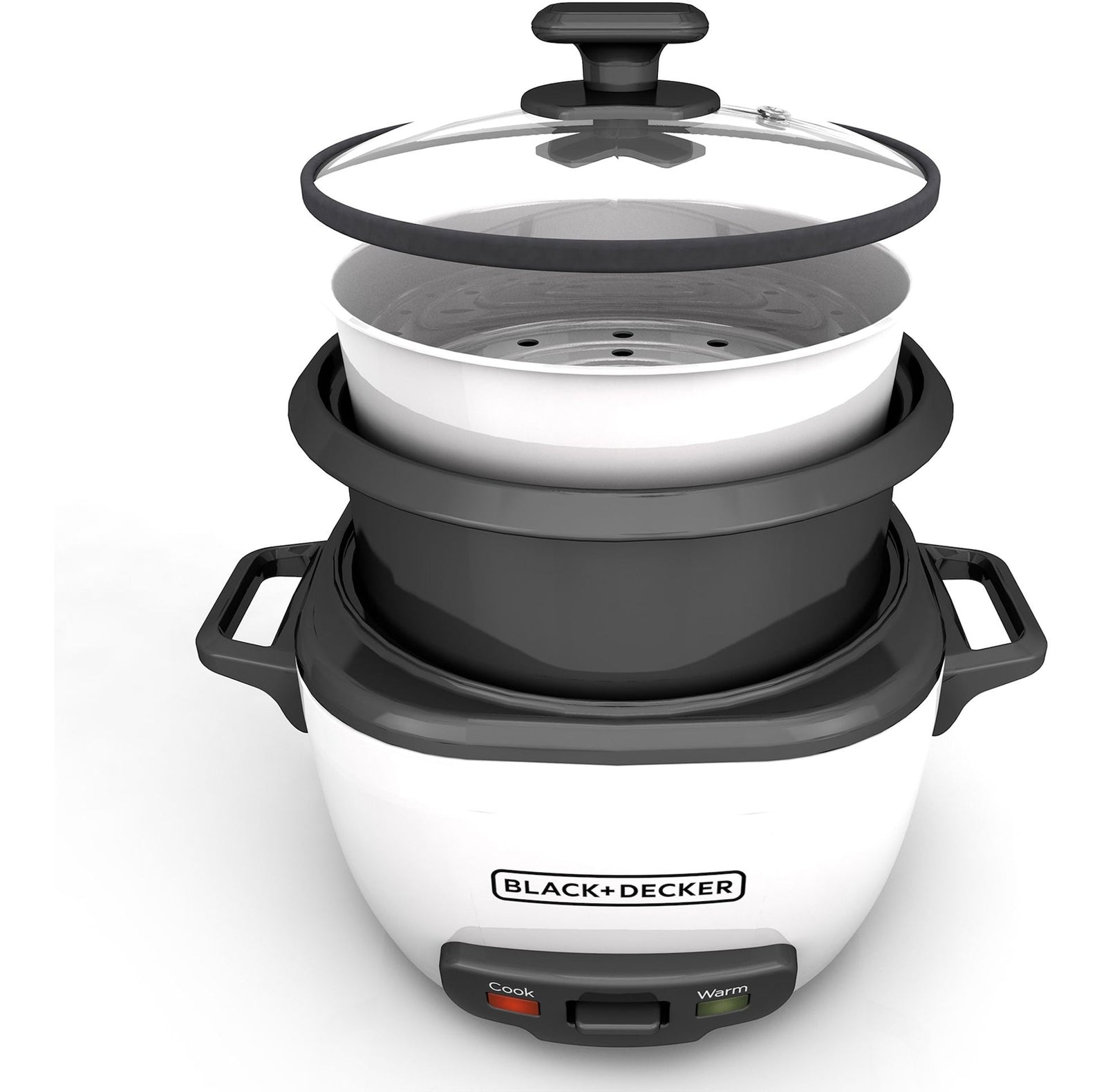 Rice Cooker & Non-Stick Steamer White, 16 Cups C2I2 - product image 5