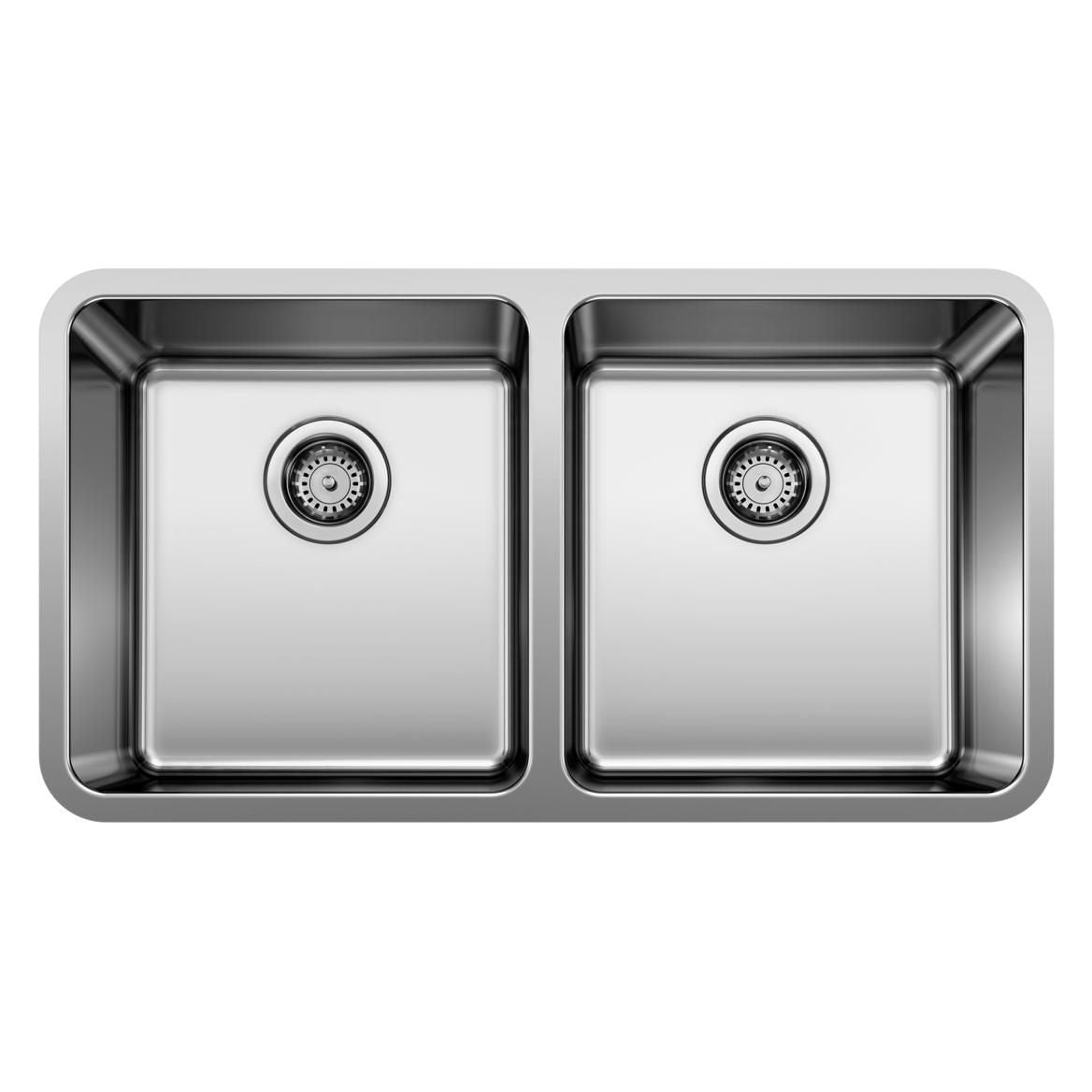 Formera 33-in 50/50 Double Bowl Undermount Stainless Steel Kitchen Sink B8L9 - product image 1