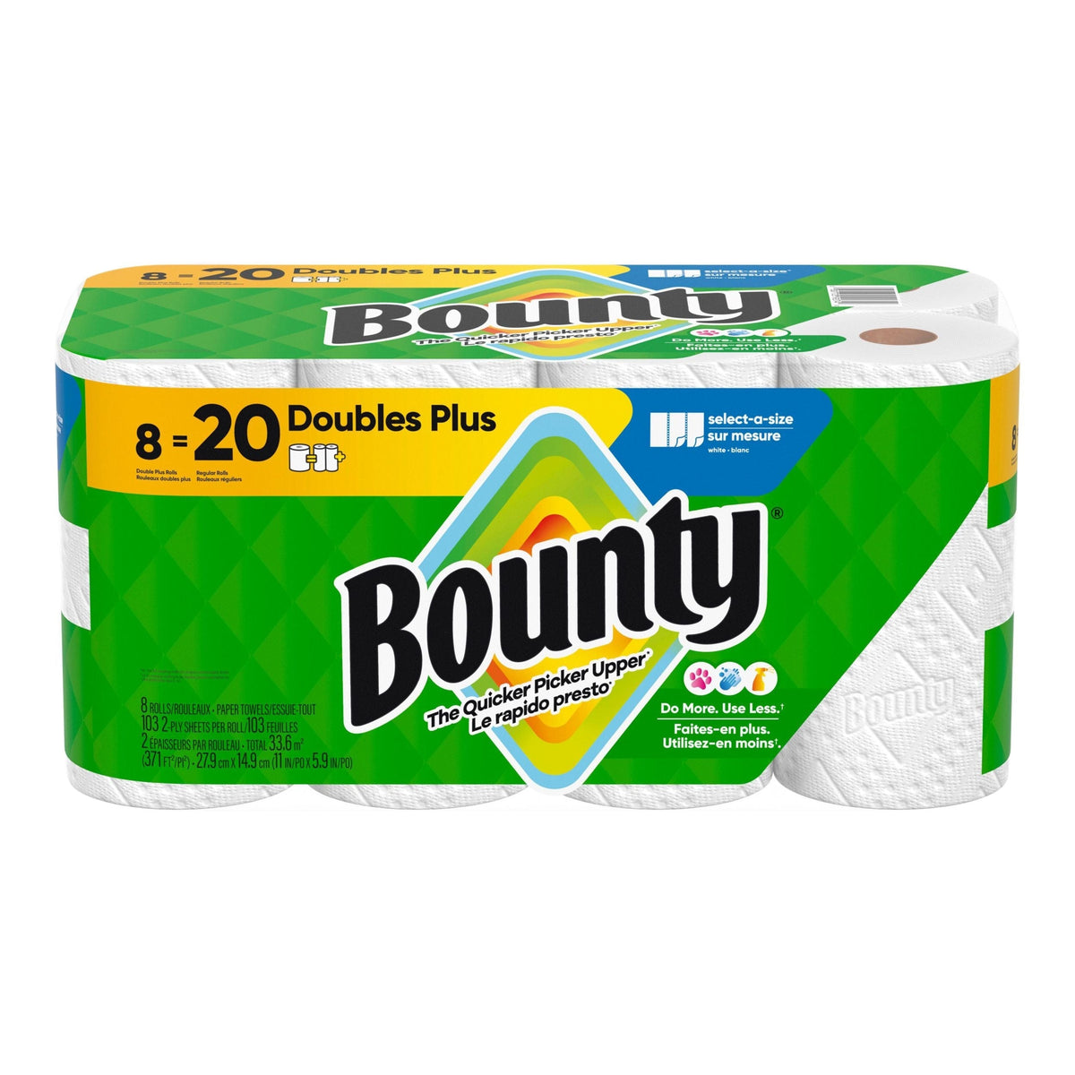 Select-A-Size Double Plus Roll Paper Towel, 2-ply, 8-pk Z3P8 - product image 1