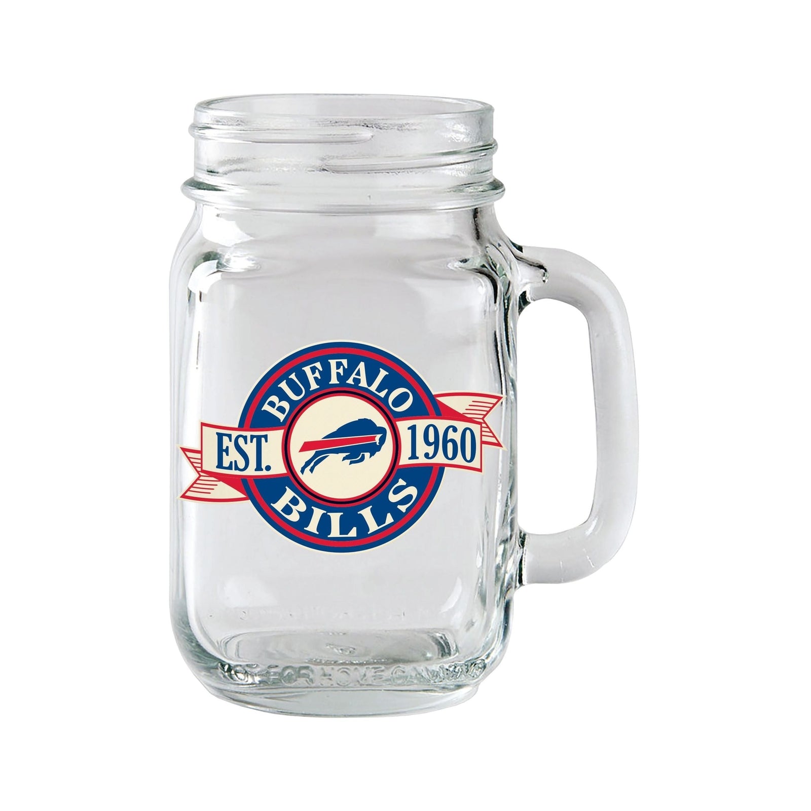 Bills Mason Jar Mug Pint Glass For Football Fans/Collectors, 16.5-oz Q0P8 - product image 1