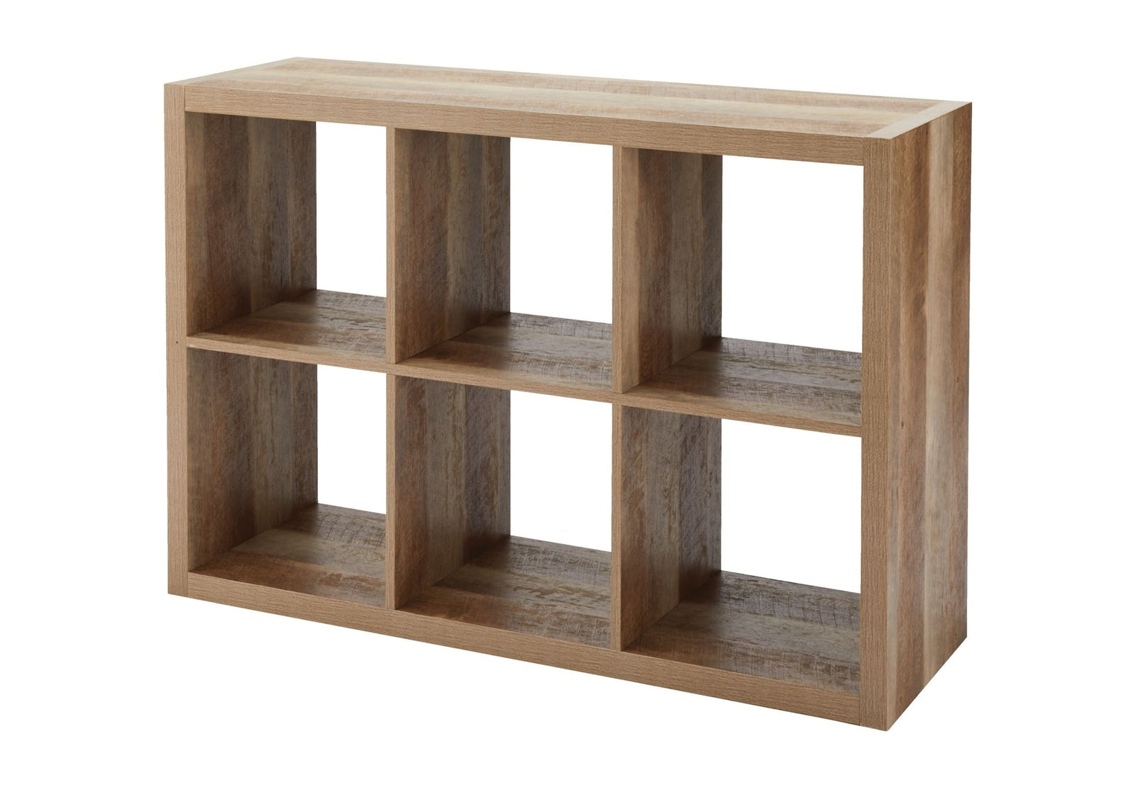 Fraser 6-Cube Storage Organizer, Bookcase/Bookshelf, Light Oak Finish B8C9 - product image 1