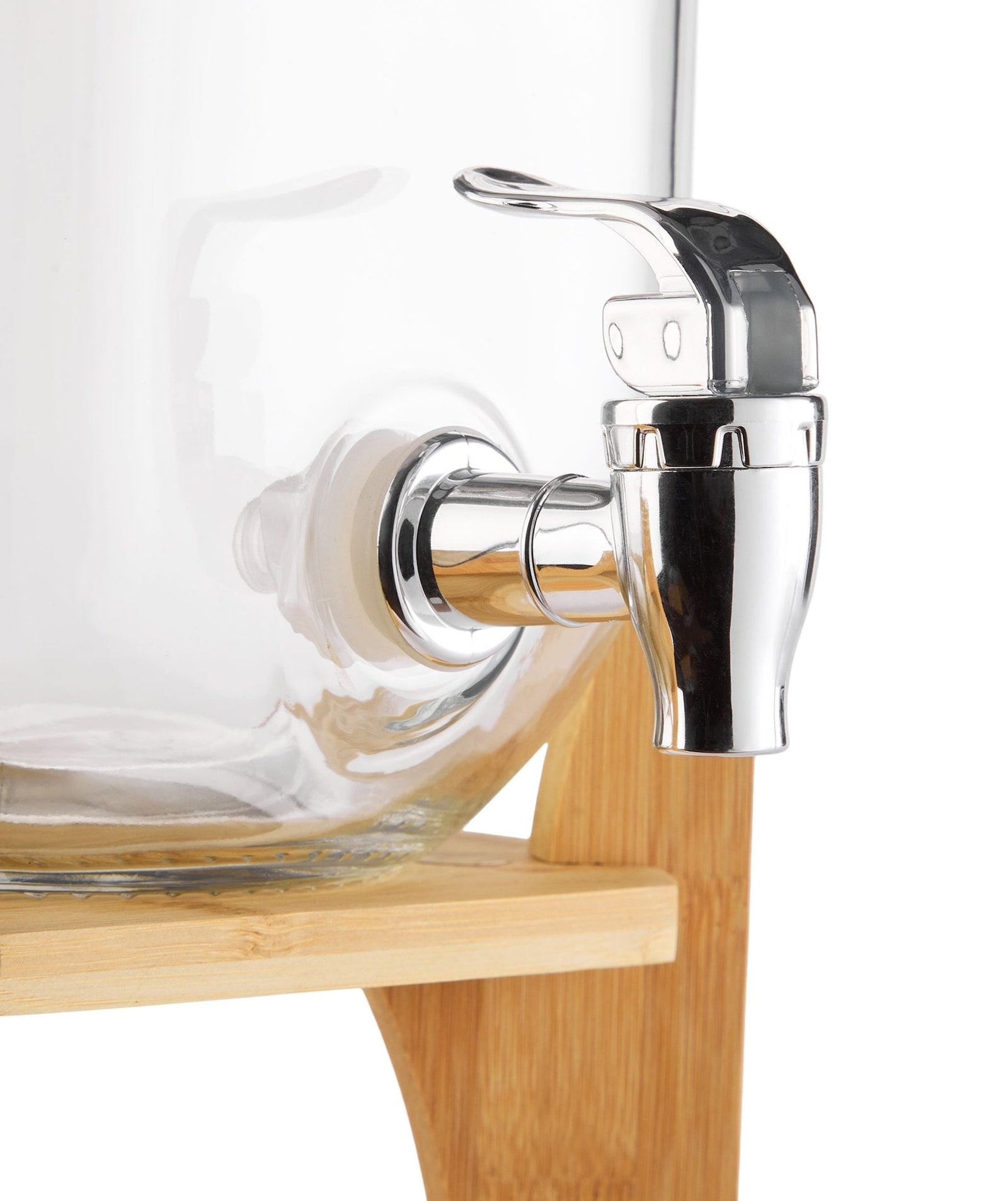 Glass Drink Dispenser, 4-L, with Bamboo Stand & Lid G5O7 - product image 4