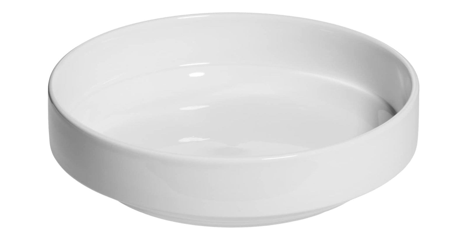 Modern Edge Porcelain Dinner Bowl, 7.8-in, White L7X7 - product image 1
