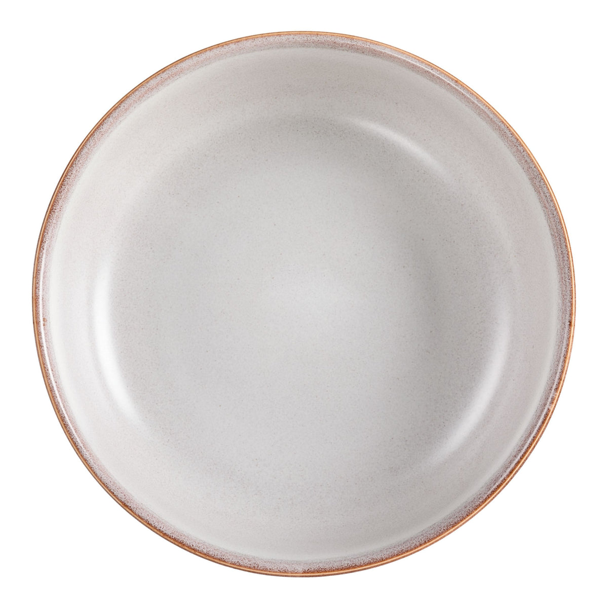 Reactive Glaze Dinner Bowl, 1-pc, White with Reactive Glaze H9G8 - product image 2