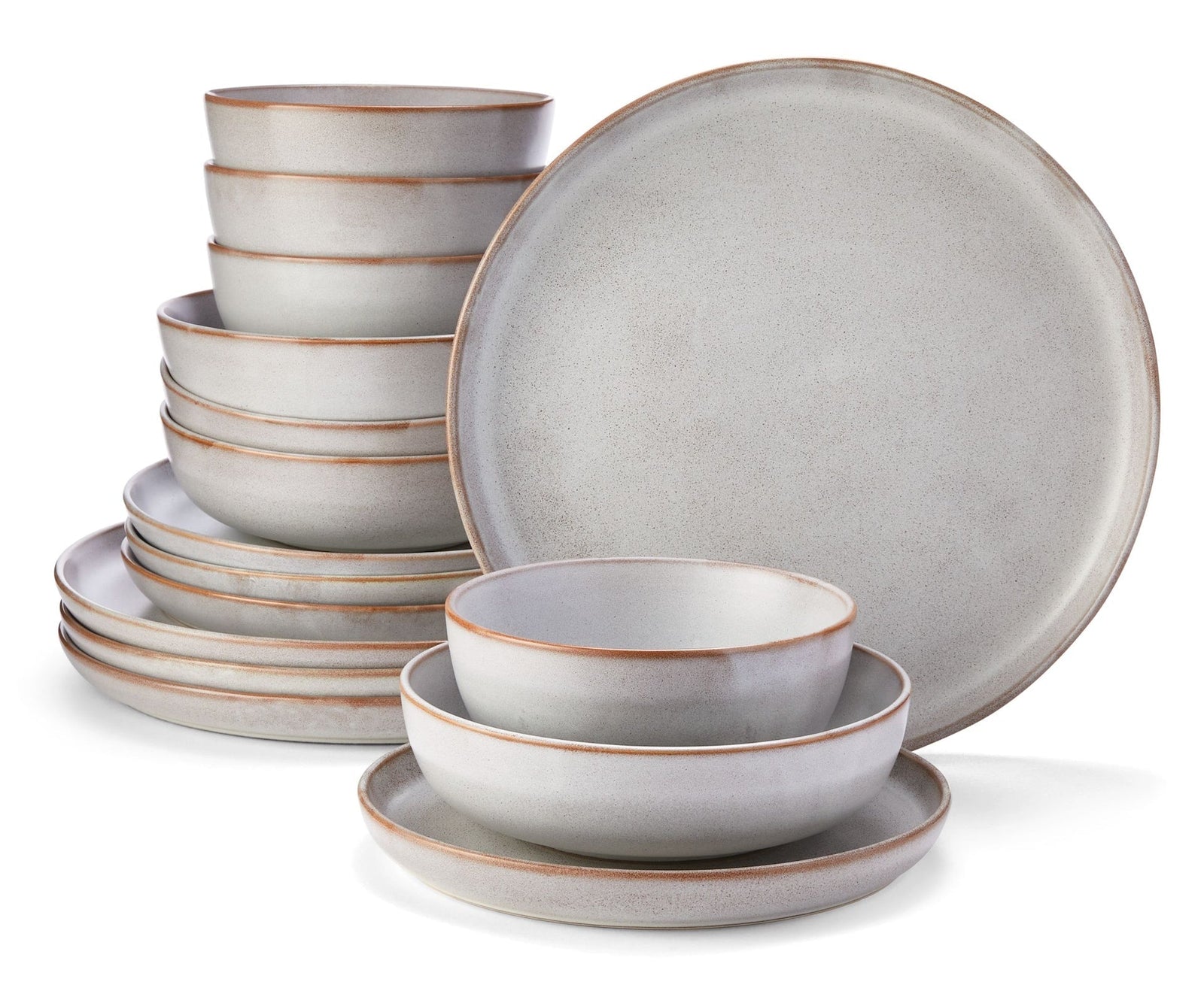 Reactive Glaze Dinnerware Set, Serves 4, 16-pc R7N3 - product image 1