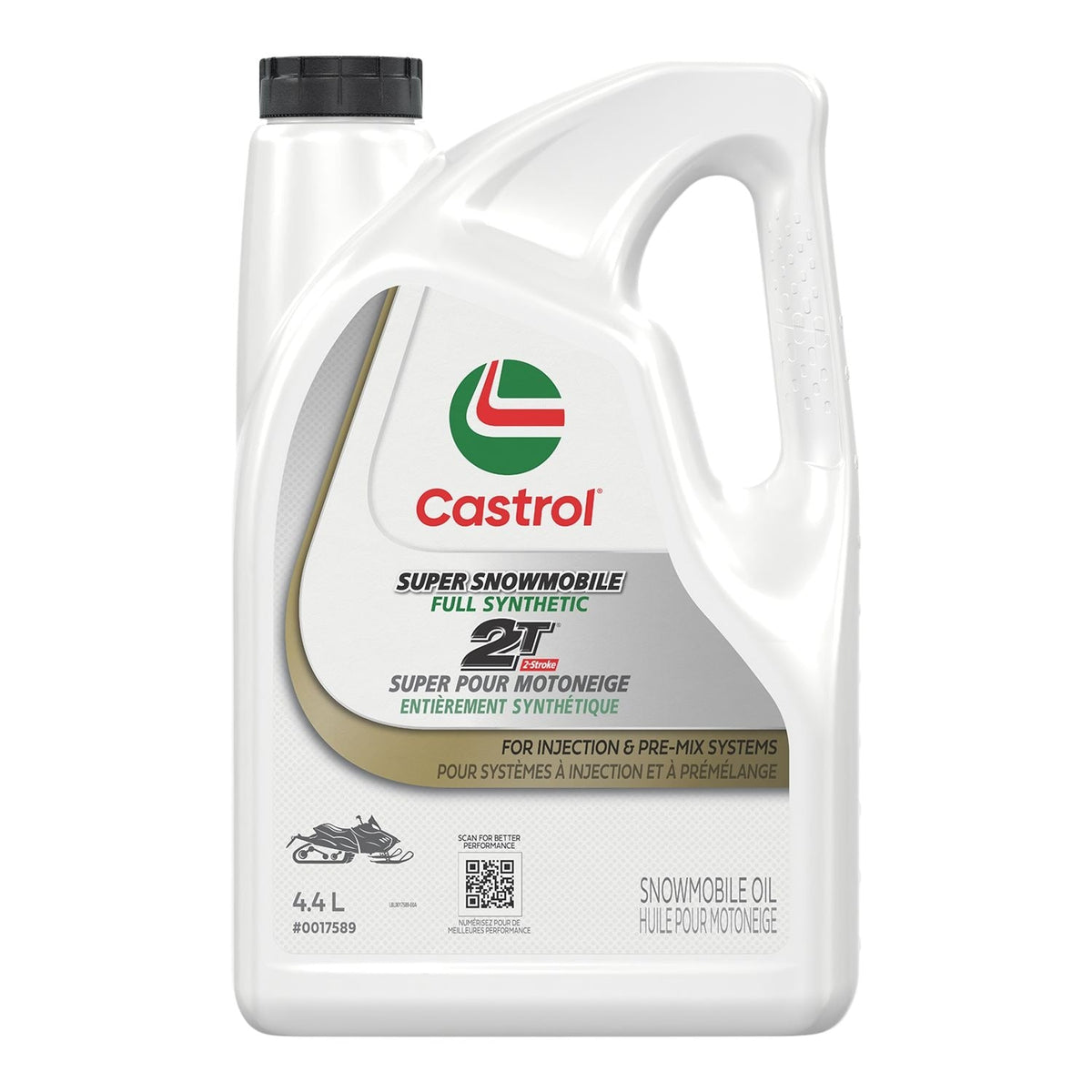 2 Stroke Snowmobile Full Synthetic Oil Jug, 4.4-L H7B8 - product image 1