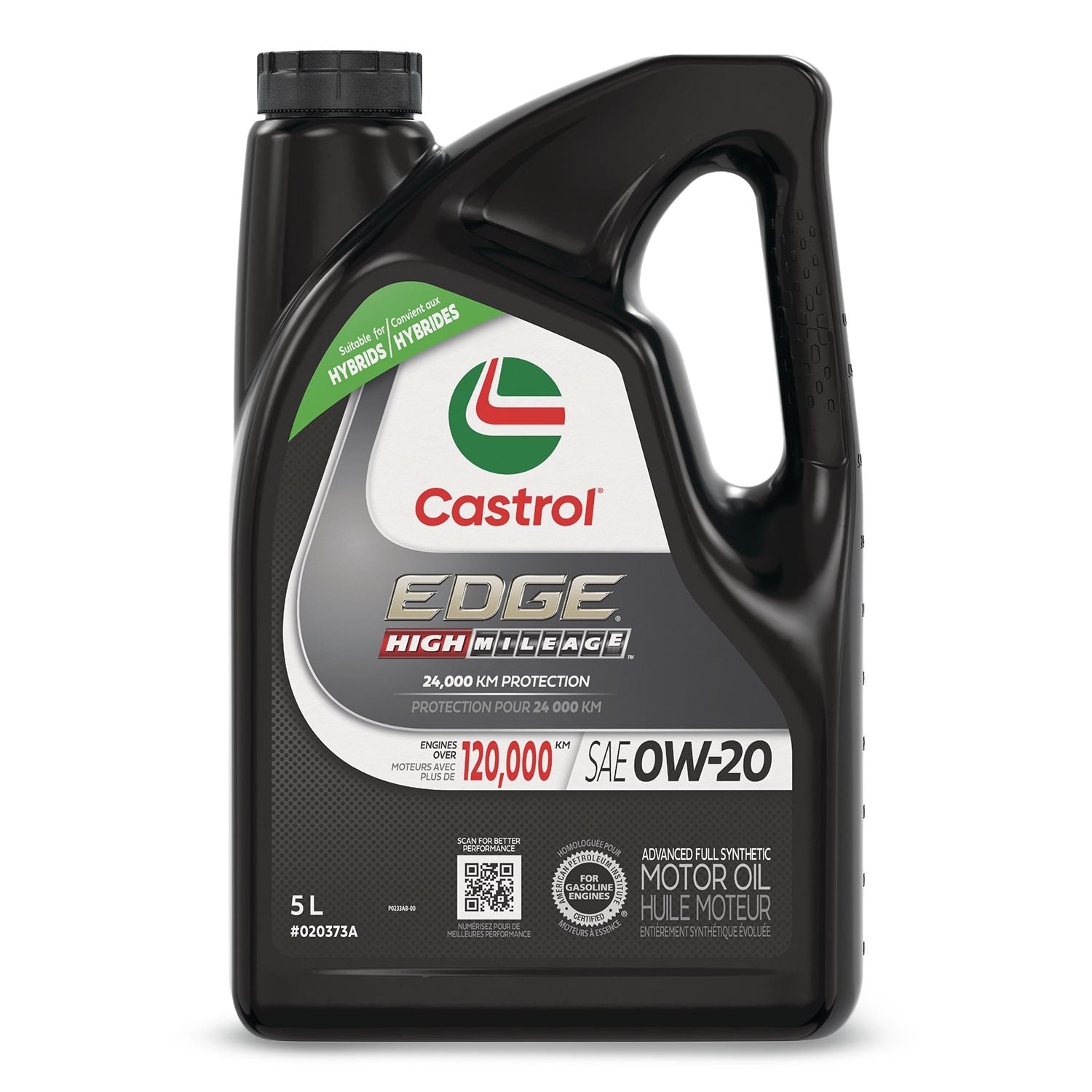EDGE High Mileage 0W20 Synthetic Engine/Motor Oil, 5-L Z3K7 - product image 1