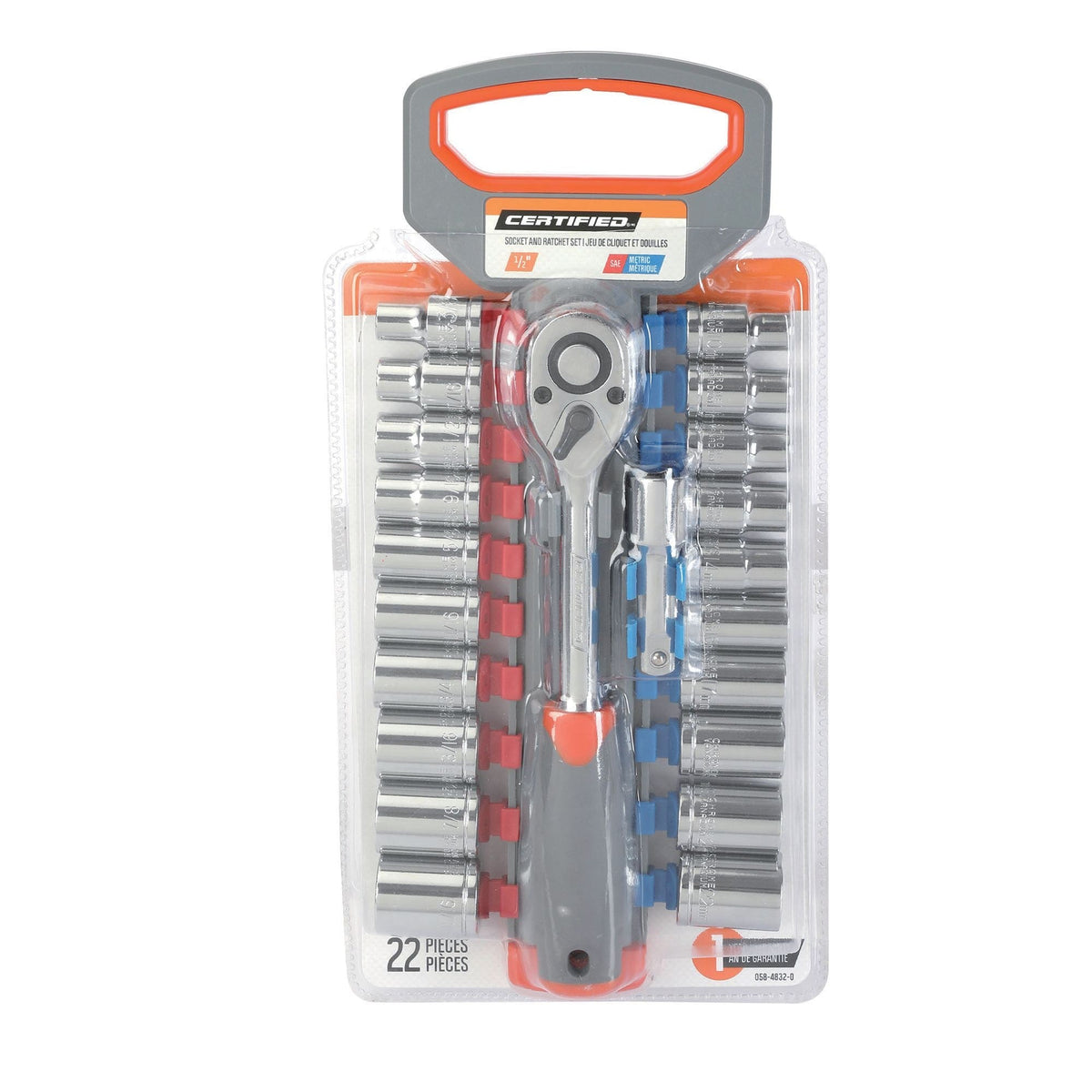 22 Piece 1/2" Drive Socket Set C0S0 - product image 2