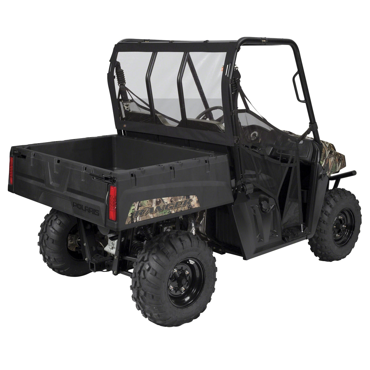 Classic Accessories UTV Rear Windshield, Polaris Ranger Mid, Black P1J8 - product image 1