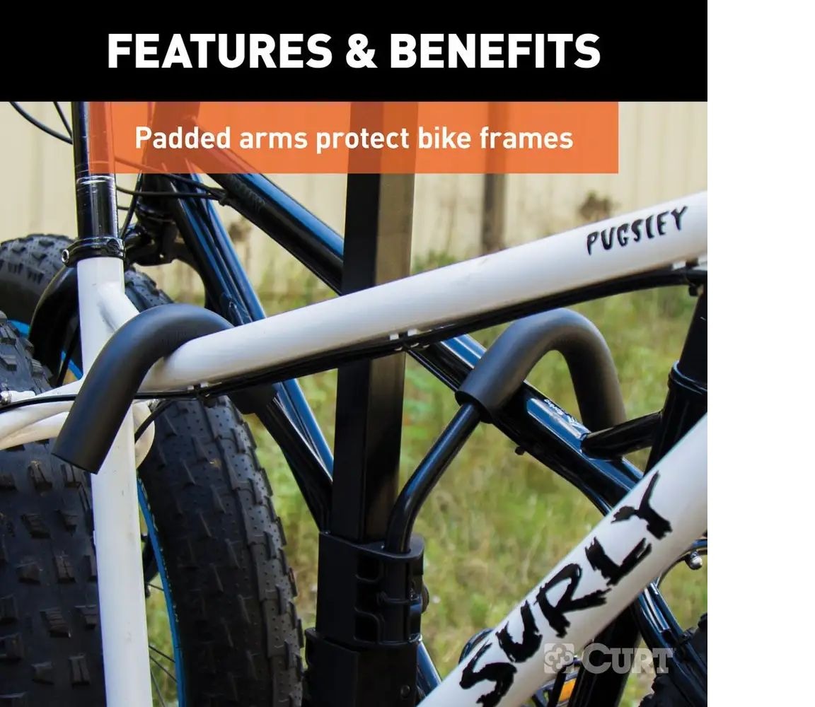 18087 Tray-Style Hitch-Mounted Bike Rack (4-Bike, 2-in Shank) Z7Y5 - product image 8