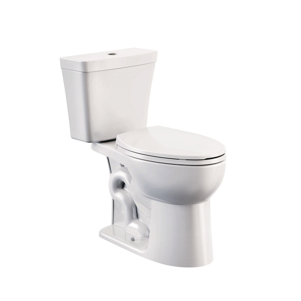 2-Piece Elongated Toilet Bowl with Soft Close, White, 3.8/4.8-L U1M8 - product image 1