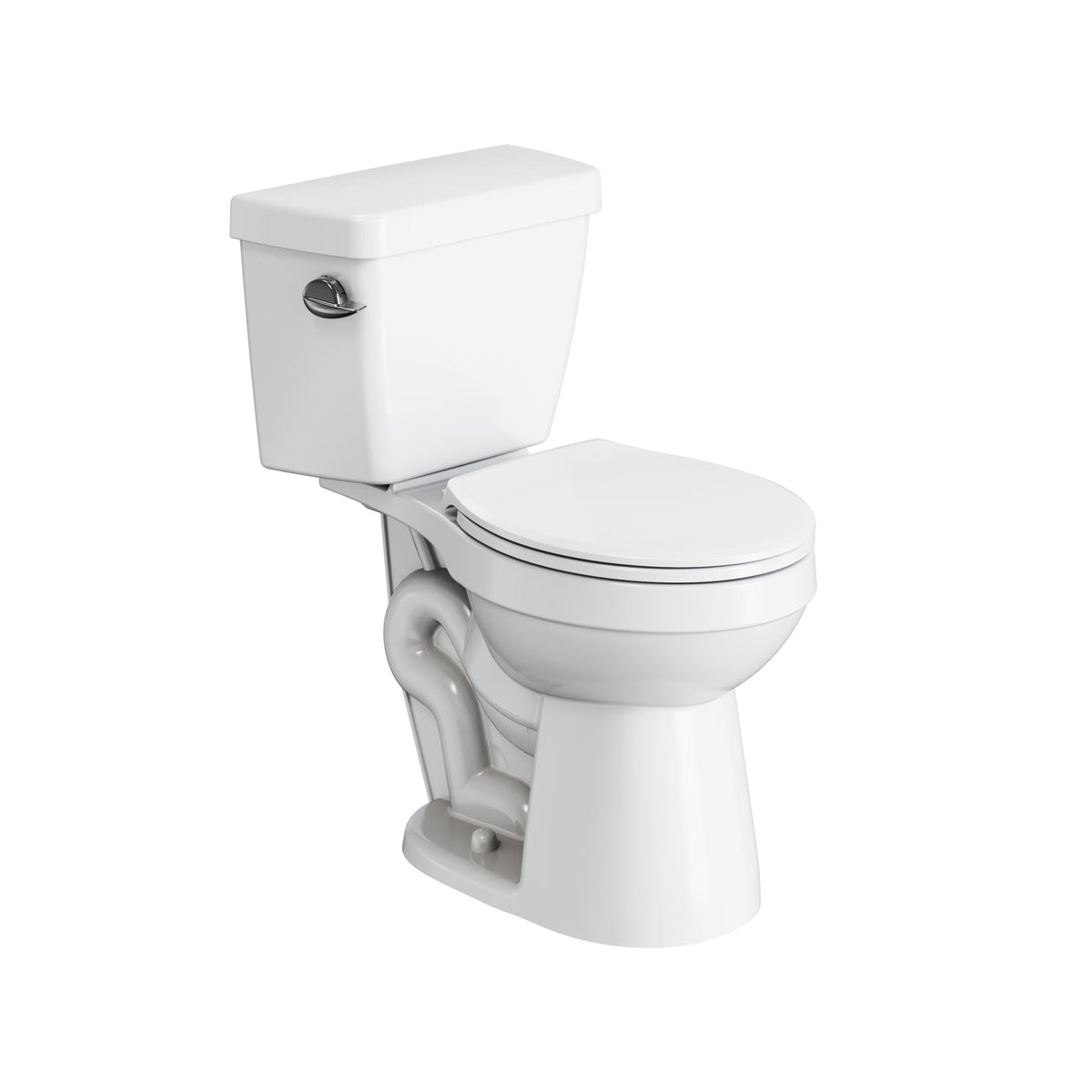 2-Piece Round Toilet Bowl with Soft Close, White, 4.8-L, Single Flush A2Z2 - product image 1