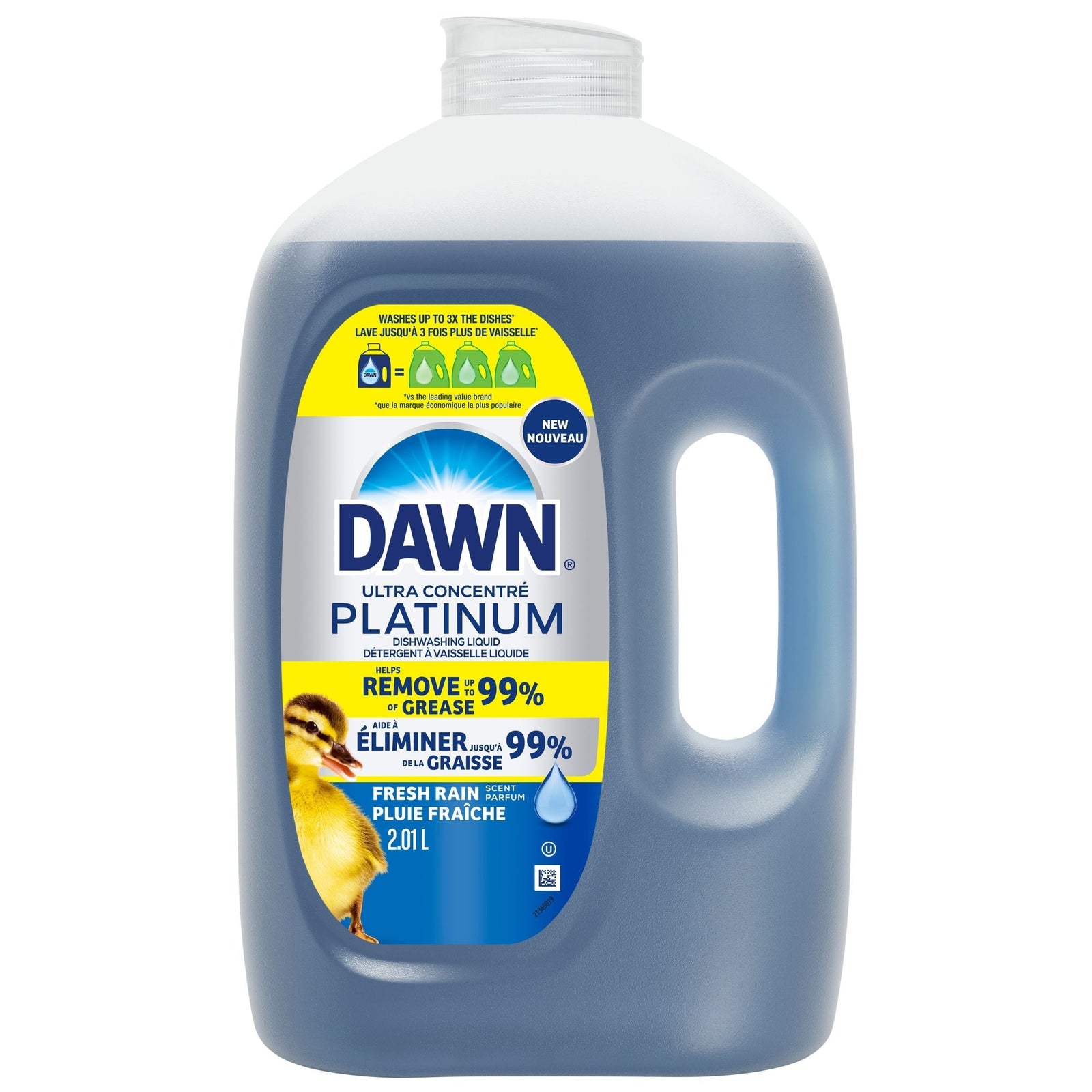 Ultra Platinum Liquid Dish Soap Refill, Refreshing Rain Scent, 2.01-L W9Y9 - product image 1