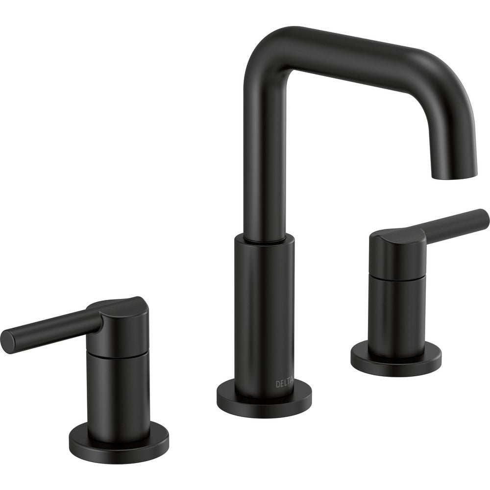 Two Handle Widespread Bathroom Faucet, Matte Black T1B1 - product image 1