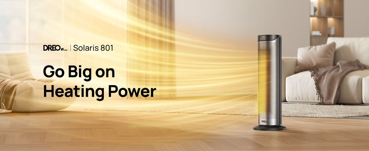 Home 1500W PTC Convection Oscillating Ceramic Electric Tower Heater, 23-in Z8B7 - product image 6