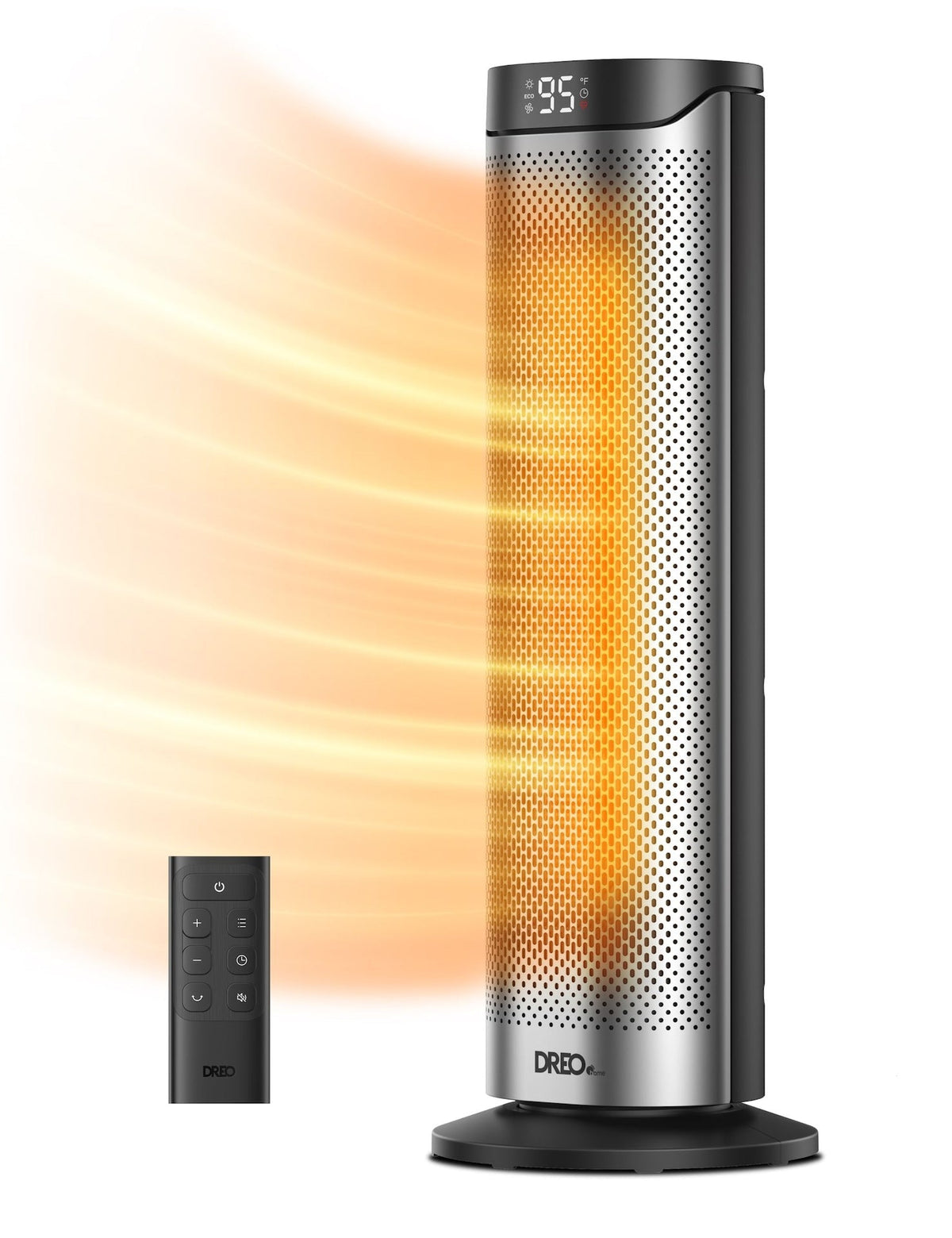 Home 1500W PTC Convection Oscillating Ceramic Electric Tower Heater, 23-in Z8B7 - product image 7