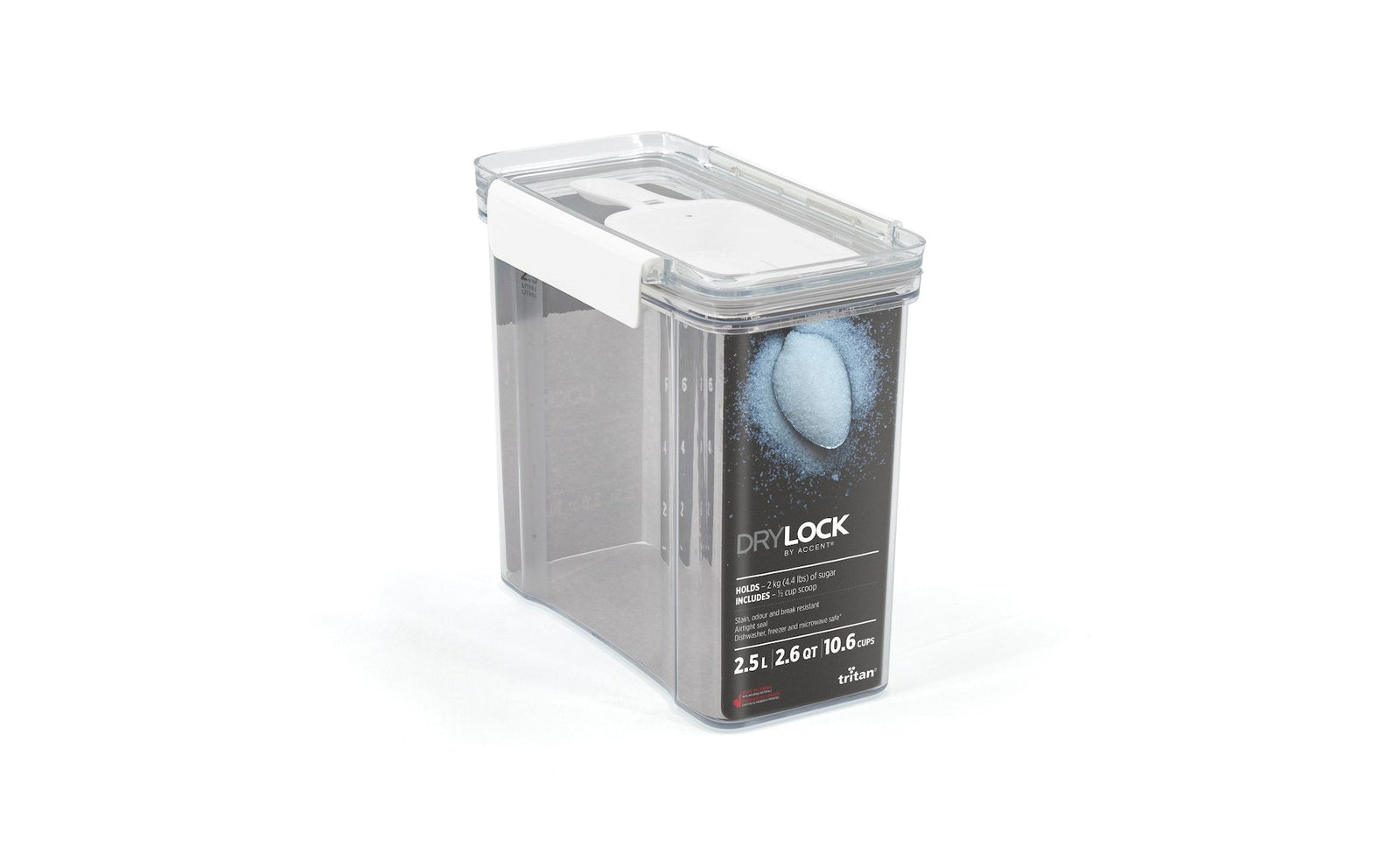 Tritan Pantry Plastic Food Storage Container with Airtight Seal, 2.5-L Y5E1 - product image 6