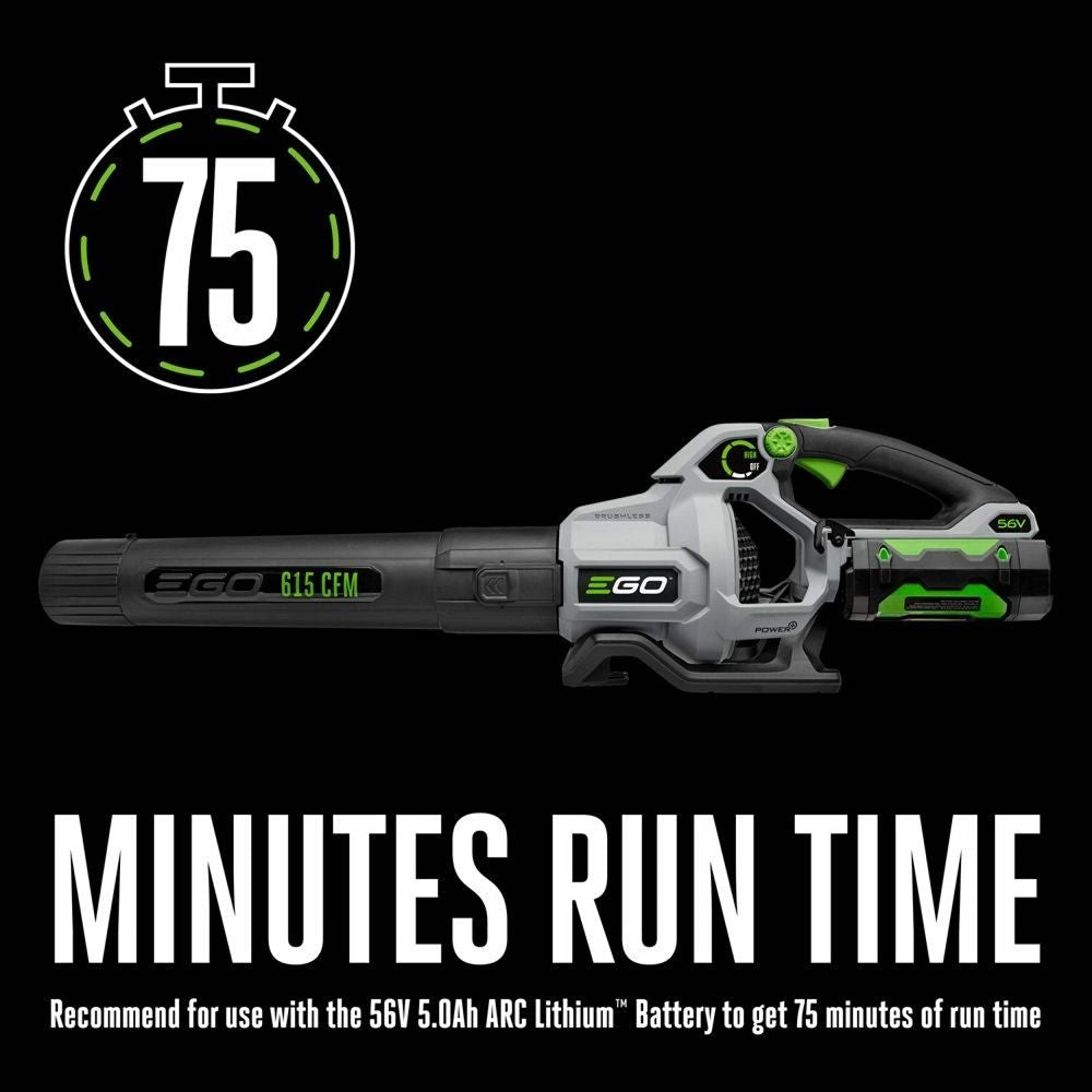 56V Brushless Cordless 615 CFM Leaf Blower, Tool Only W4X7 - product image 5