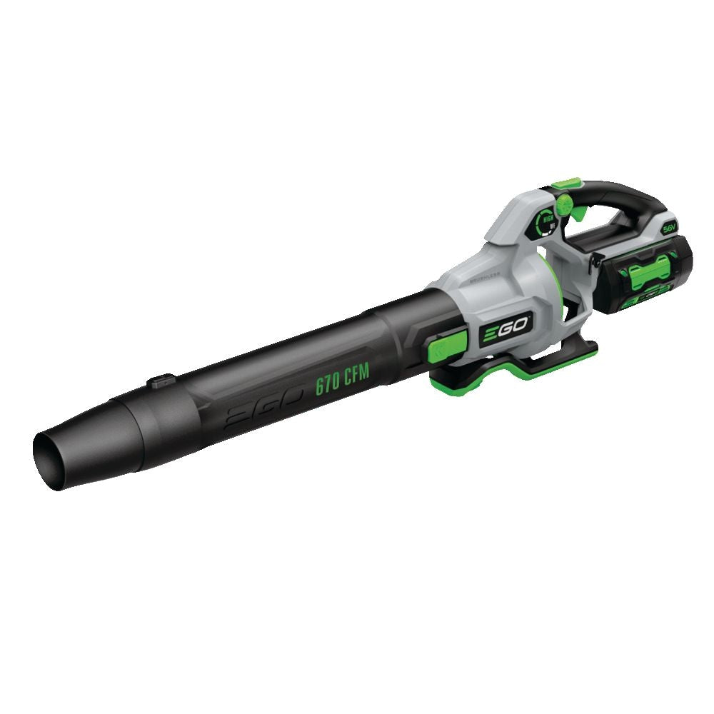56V Brushless Cordless 670 CFM Leaf Blower, Includes (1) 4.0Ah Battery and (1) 320W Charger, LB6703 Q7J7 - product image 4