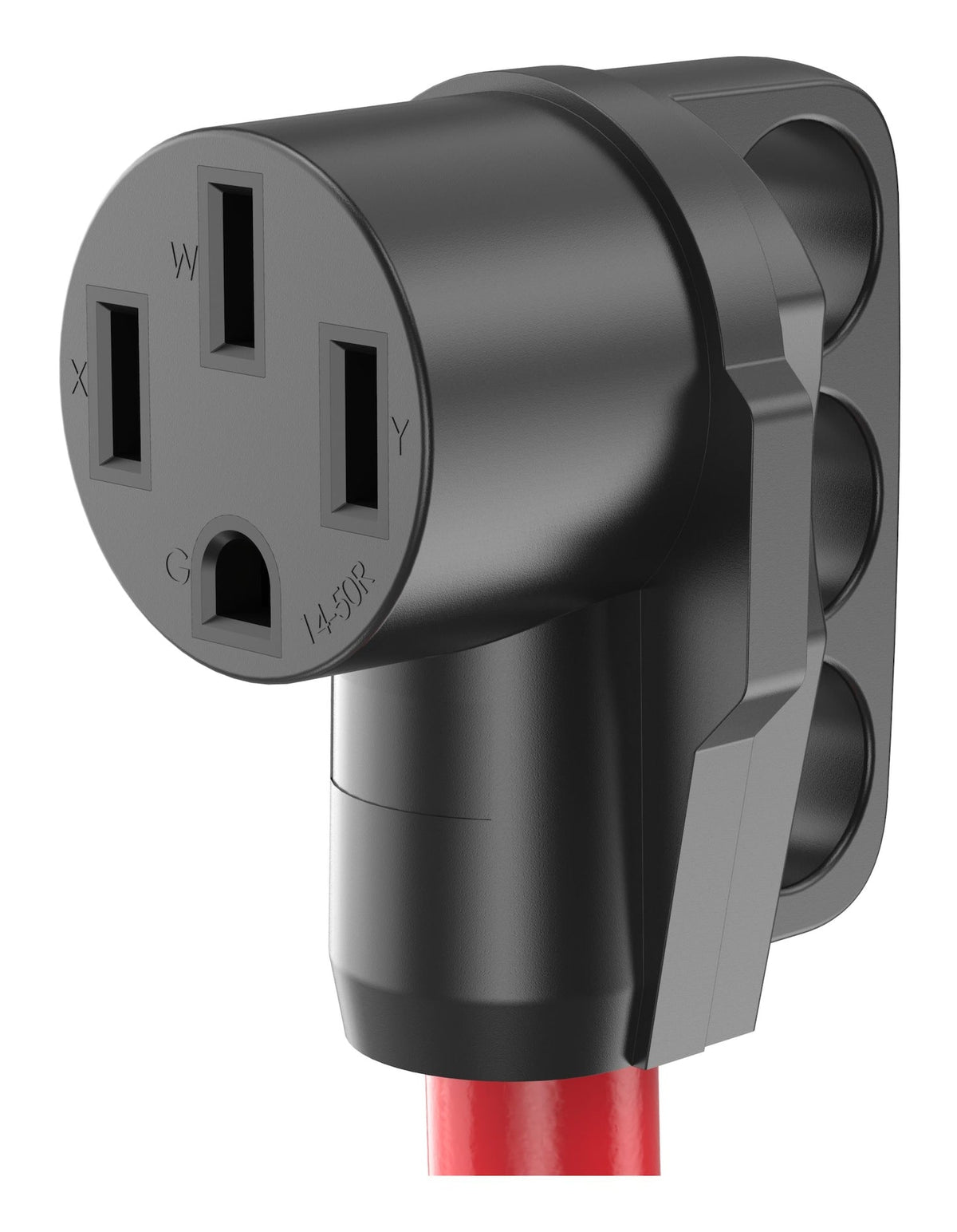 50A 25-ft Single-Outlet RV & EV Extension Cord, Red R9J7 - product image 2