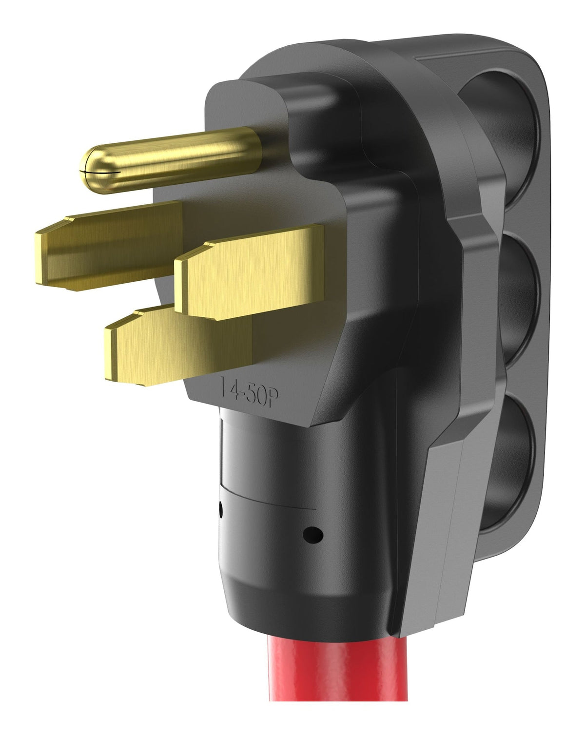 50A 25-ft Single-Outlet RV & EV Extension Cord, Red R9J7 - product image 3