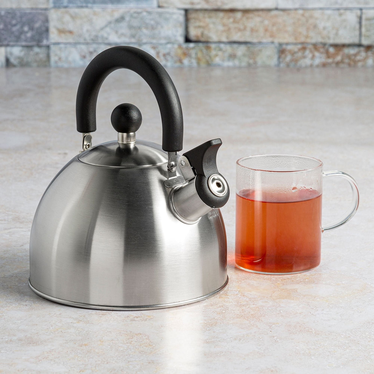Stainless Steel Stovetop Kettle, 1.4-L Y2Q8 - product image 4