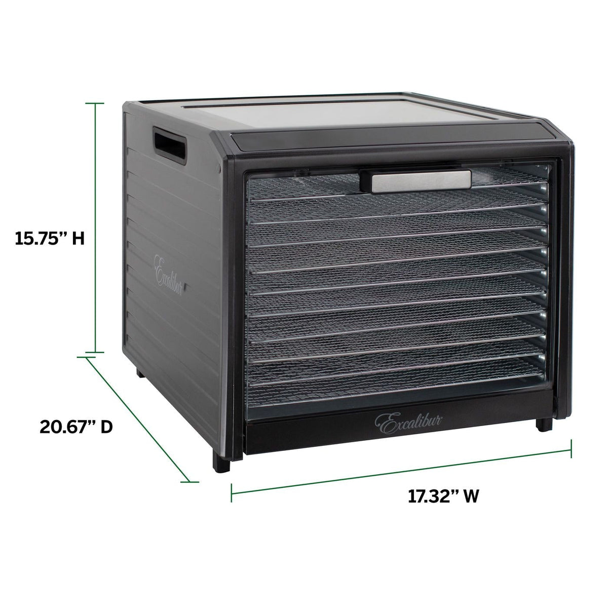 Performance Series 10-Tray Food Dehydrator, Steel, 700W, Stainless Steel, Black J5H3 - product image 5