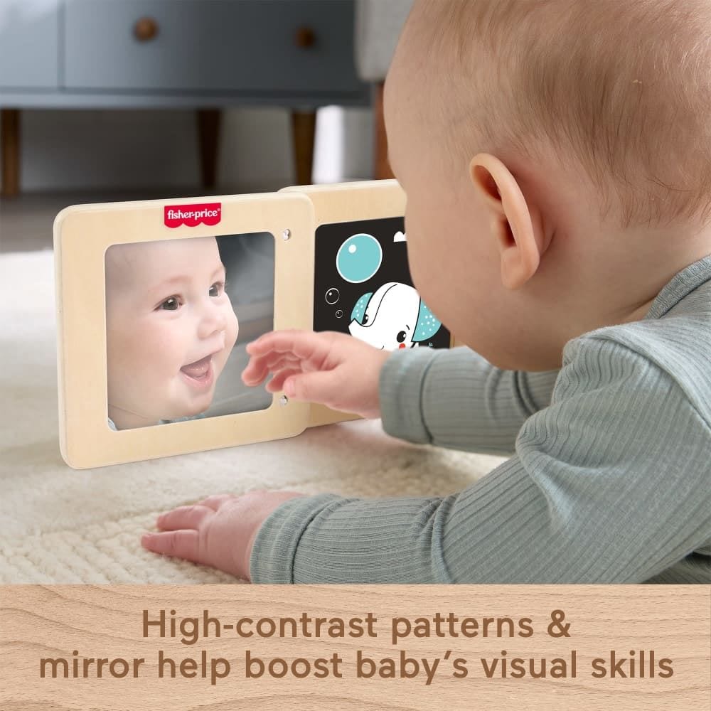 Wooden Tummy Time Panel Toy for Babies D8S6 - product image 5